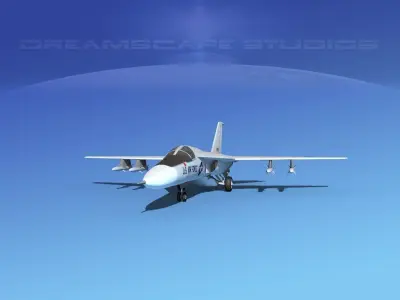 General Dynamics F-111 Aardvark V04 3D model