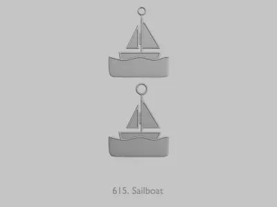 Vehicles Ships and Watercraft Pendant Pack Original Blend 3D print model