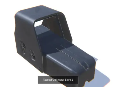 Firearm Scopes and Aims Bundle 3D Model Pack