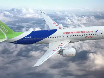  Comac C919 Narrow Body Airliner 