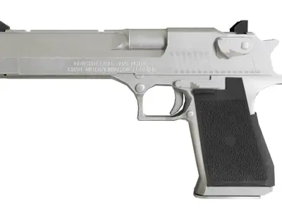 Desert Eagle Mark VII 50AE Game Ready Low-poly 3D model
