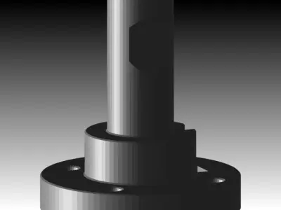 Slitting Saw Arbor Free 3D model