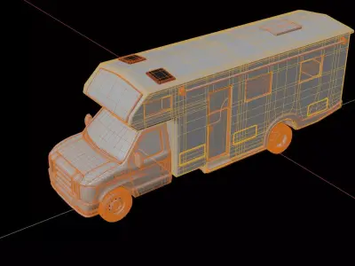 Generic Motorhome 3D model