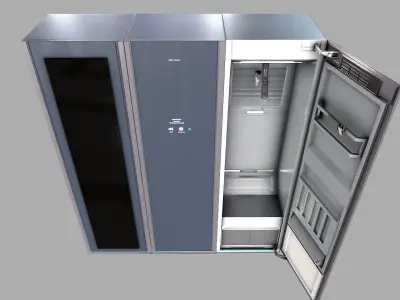 Cabinets server cabinet Low-poly 3D model