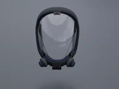 Oxygen Mask Low-poly 3D model purchase