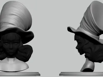 Hatters Stend - Toy model to print Part 01 Free 3D print model Free 3D print model
