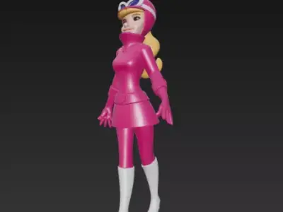 Wacky Races - Penelope Pitstop 3D print model purchase