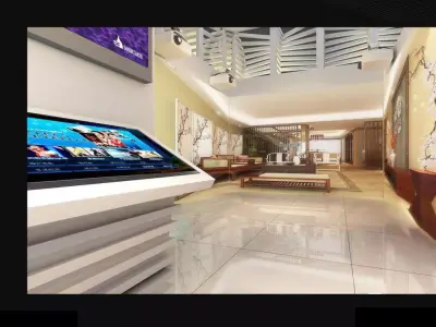 Exhibition - Size - 15X12-3DMAX2009-0031 3D model