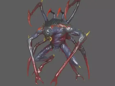 Creature 3D model 14