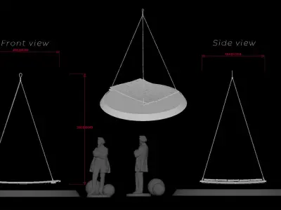 old platform 3D model