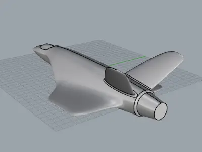 Space Jet Free 3D model