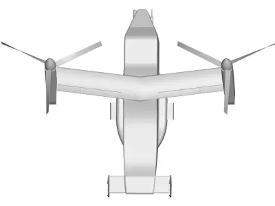 Bell Boeing V-22 Osprey 3D model 2