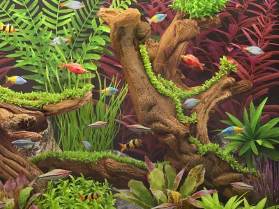 Aquarium 4 3D model