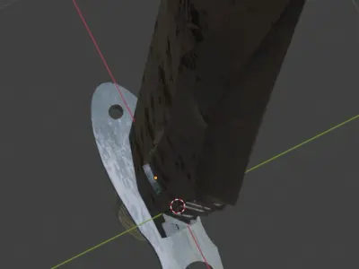 Bayonett Knife 3D model