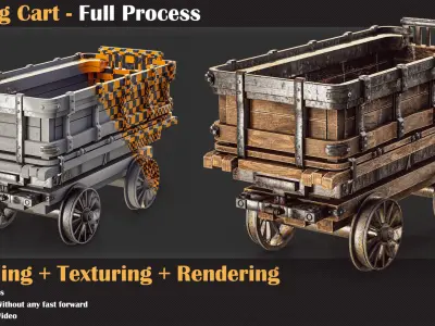 Mining Cart - Full Tutorial   3D model
