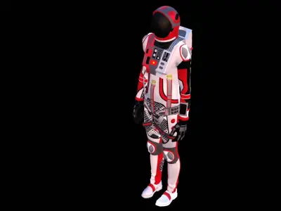 Astronaut Spacesuit Vietnam 3D model