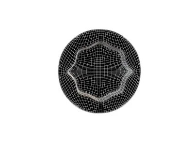 Screw v11 002 Low-poly 3D model