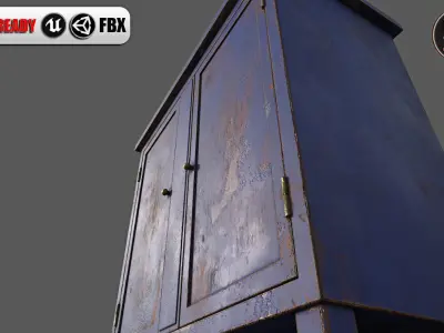 Furniture Type-A-Version-1 Low-poly 3D model