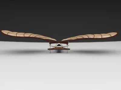 Leonardo Da Vinci Ornithopter 3D print model