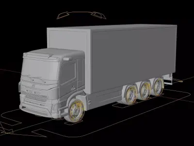 Volvo Electric FMX Cargo Truck 3D model