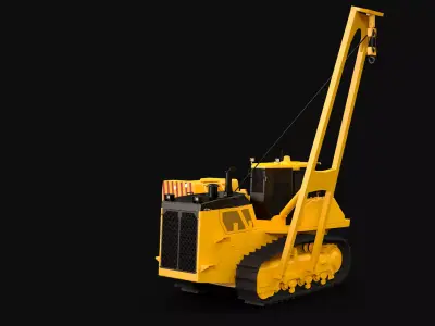 Generic Pipe Layer Crawler 3D model