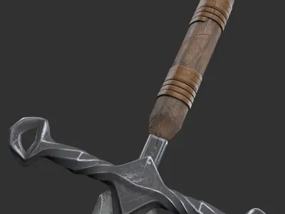 Gaming Sword 3D model purchase