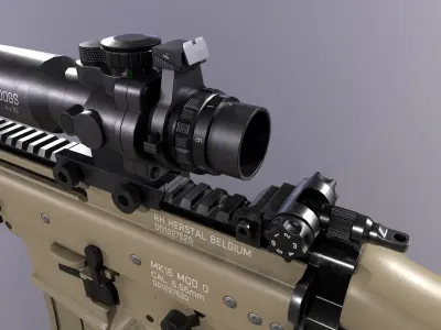 Scarl Low-poly 3D model purchase