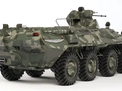 BTR 82-A 2017 3D model