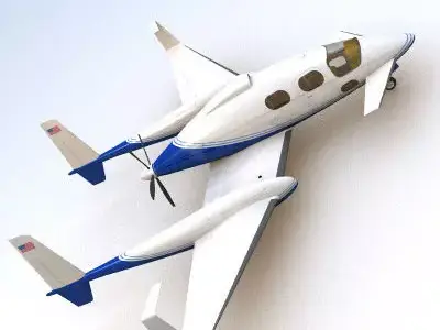 SciFi Future General Aviation 3D model
