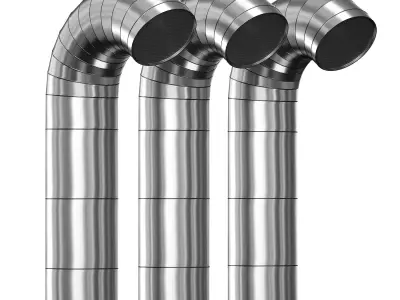 Ventilation pipe 3D model purchase