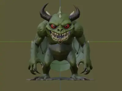 Spineback Monstr 3D model