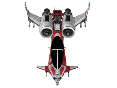 military unmanned aerial vehicle  Low-poly 3D model