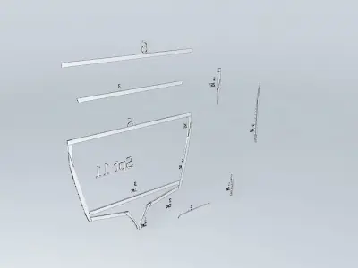 Spt 11, boat frame Free 3D model