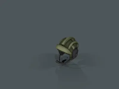 Chinese Tankman Helmet TMT5 Low-poly 3D model