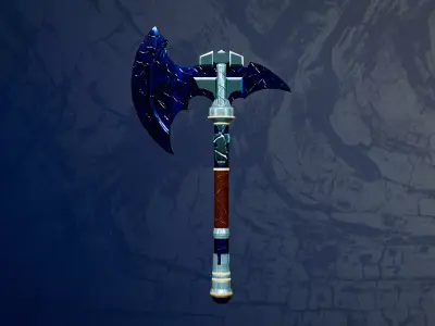 Axe of Honor Low-poly 3D model