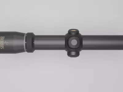 TAC 30 Riflescope 3D Model ---Low Poly --- Low-poly 3D model
