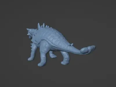 Dinosaur pinacosaurus 3D print model