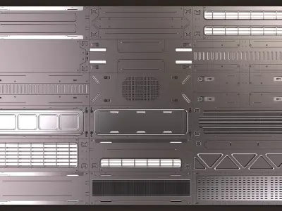  Sci Fi Interior Kitbash 