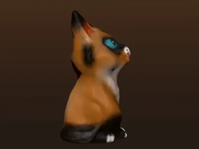 Cat Statue 3D model buy
