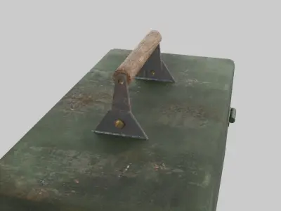 Metal Tool Box Low-poly 3D model purchase