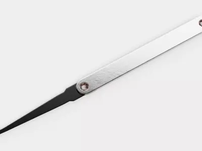 Lockpick V2 - Pyramid Tip Steel Pick Handtool 3D model