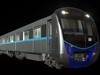 MRT train 3D model purchase