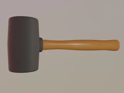 Rubber Mallet 3D model