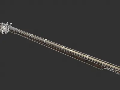 Ornate Musket Low-poly 3D model