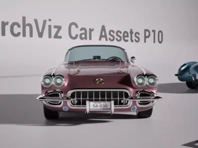 ArchViz Car Assets P10 - Unreal Engine 5 3D model