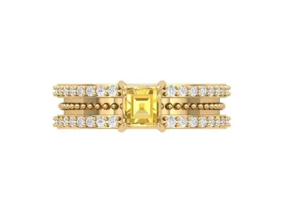 Wedding Ring 3D print model 89