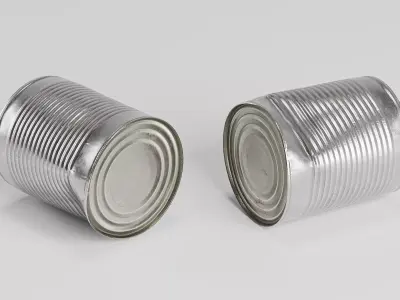 Tin Can Low-poly 3D model buy