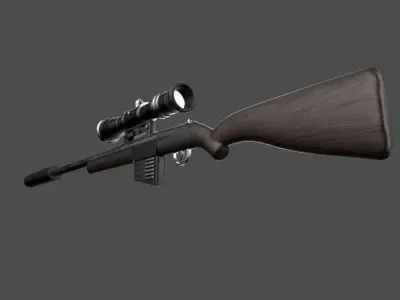 SNIPER GUN  3D model
