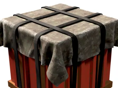 Big Air Drop Low-poly 3D model