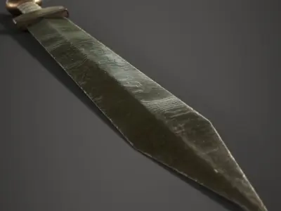 Roman Gladius Low-poly 3D model